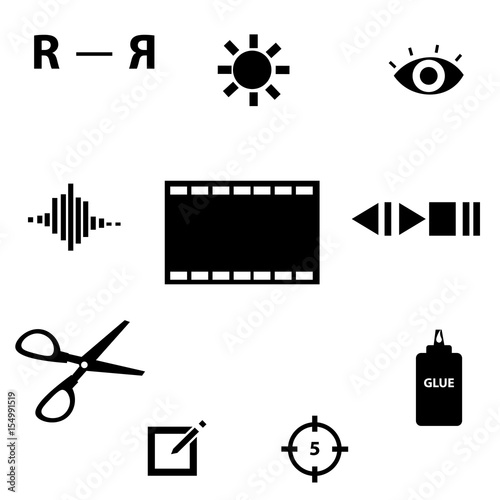  Video Editing Iconset