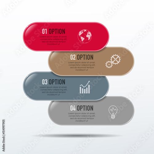 Vector elements for infographic.