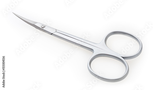 Nail scissors isolated on white background with clipping path © Da-ga