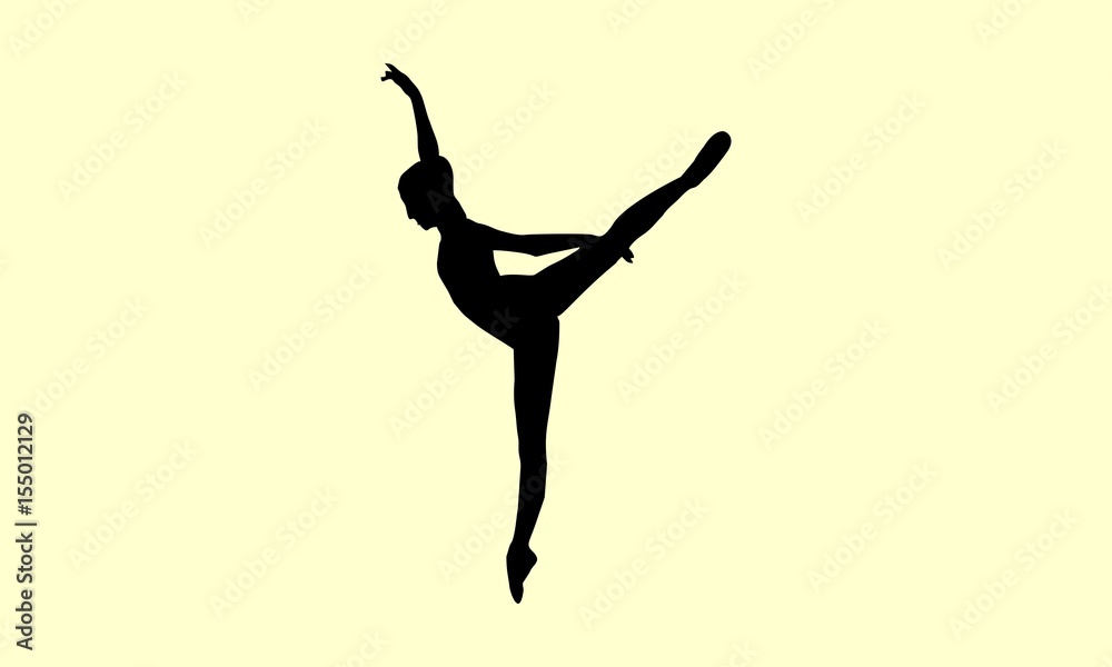  Ballerina Female Dancer Pose 