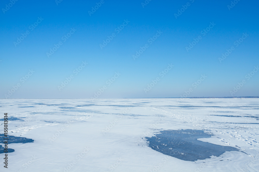 Landscape of a winter