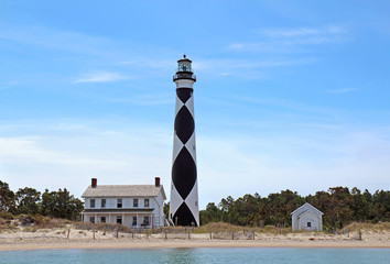 Poster Vuurtoren Cape Lookout vuurtoren North Carolina  © sbgoodwin