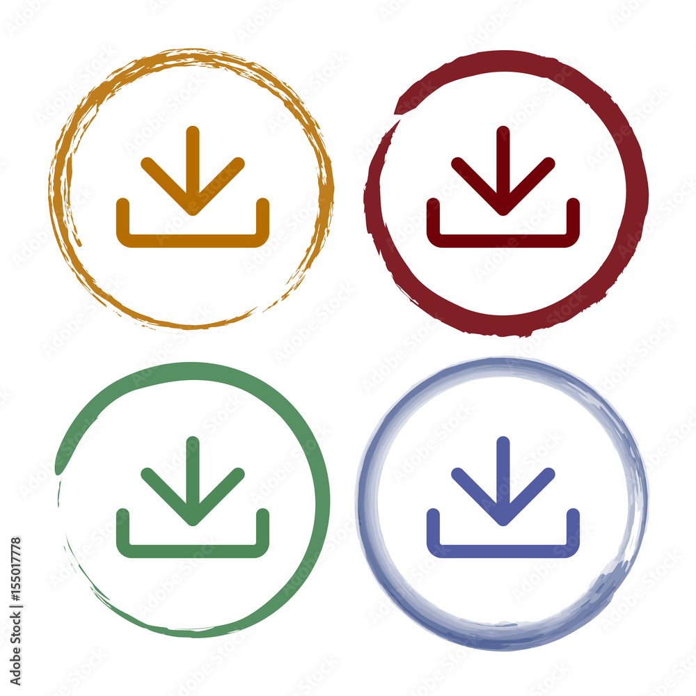 Pinselstrich Icon Set - Herunterladen Pinselstrich Icon Set - Herunterladen