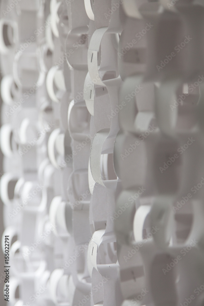 Obraz premium Paper chain decoration background