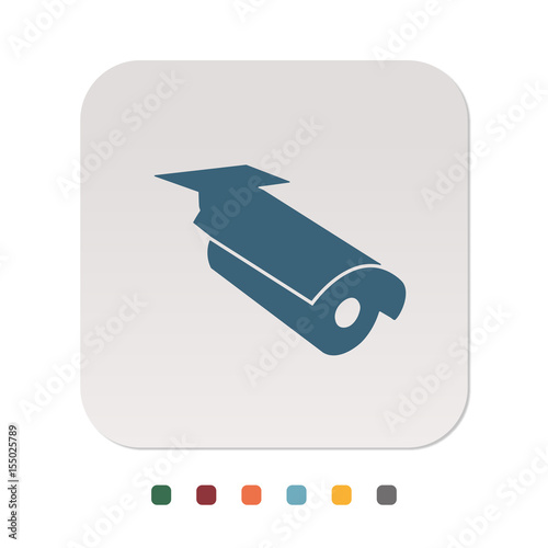 Papier Icon - Kamera Videoüberwachung