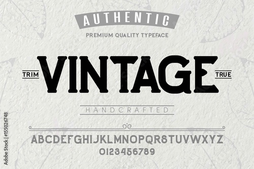 Font.Alphabet.Script.Typeface.Label.Vintage typeface.For labels and different type designs