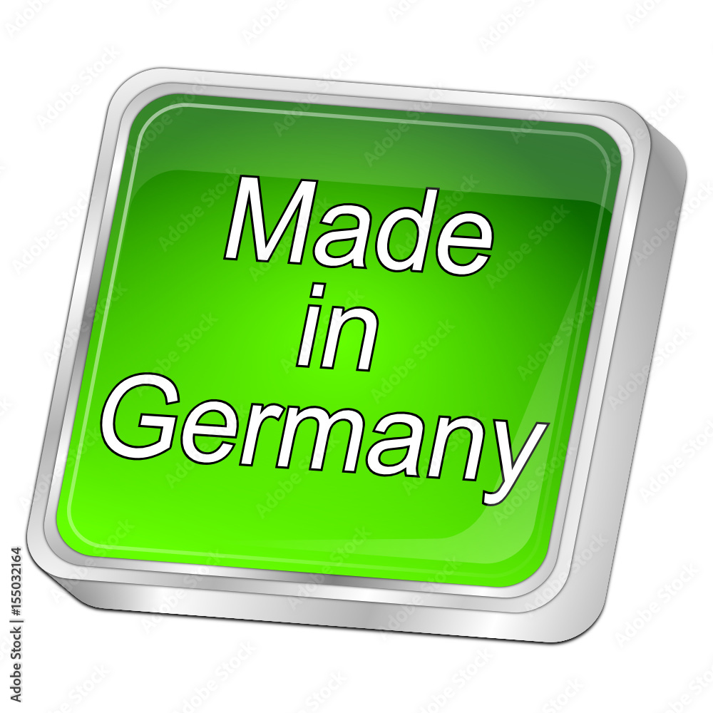 Made in Germany button - 3D illustration Made in Germany button - 3D illustration