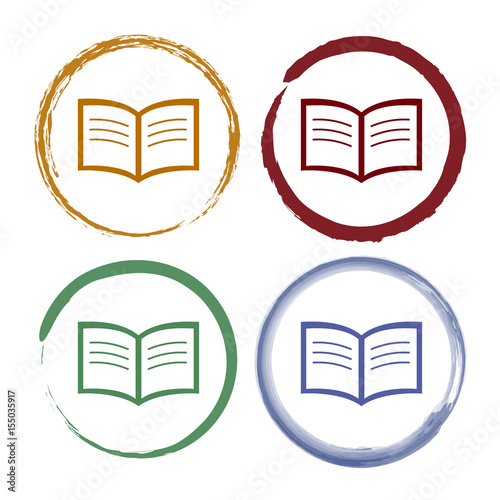 Pinselstrich Icon Set - Ebook