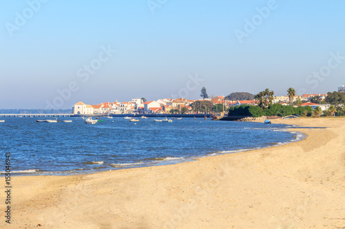 Vista da Vila de Alcochete em Portugal