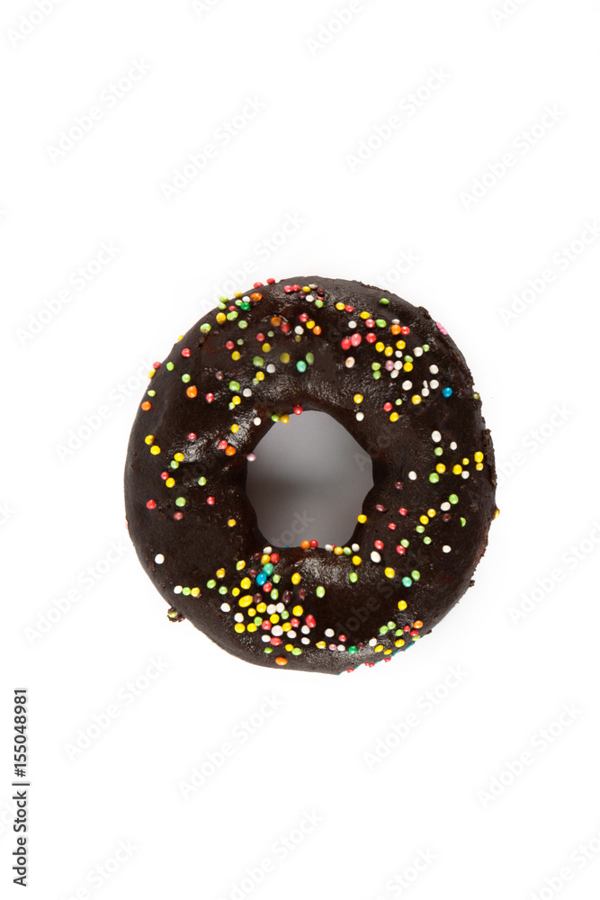 Fresh donuts isolated on white background Fresh donuts isolated on white background