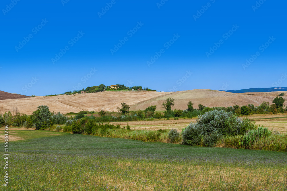Panorama of Tuscany Italy