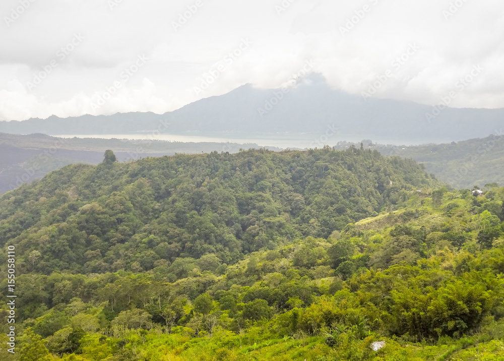 Mount Batur in Indonesia
