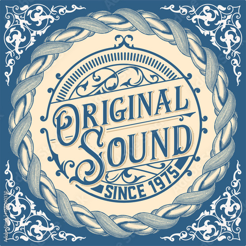 Premium Quality Card. Baroque ornaments,