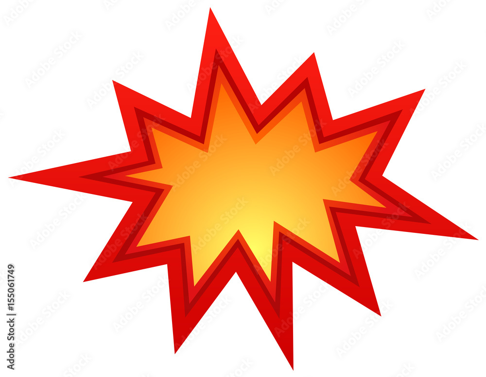 Vector bursting star illustration eps 10 Vector bursting star illustration eps 10