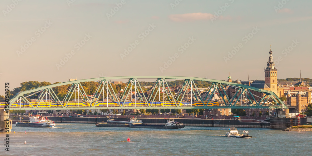 Panoramic view of the Dutch city of Nijmegen