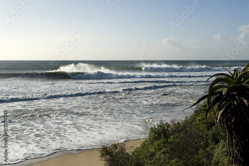 Waves breaking at the famous Supertubes photo