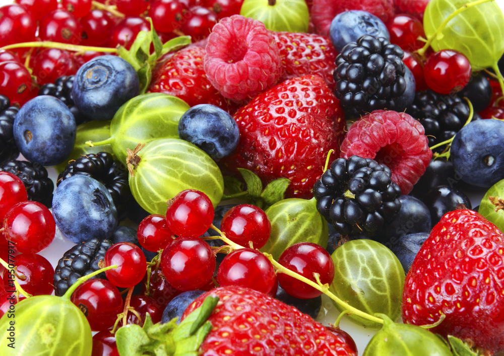 different fresh berries different fresh berries