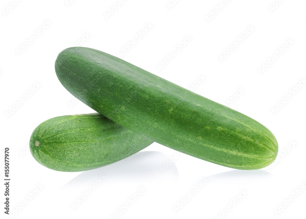 cucumber isolated on white background cucumber isolated on white background