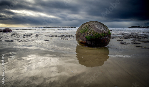 Boulder on the beach