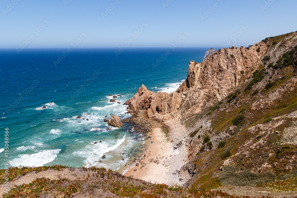 Atlantic ocean seascape, Caba da Roca