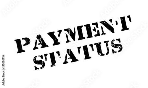 Payment Status rubber stamp. Grunge design with dust scratches. Effects can be easily removed for a clean, crisp look. Color is easily changed.