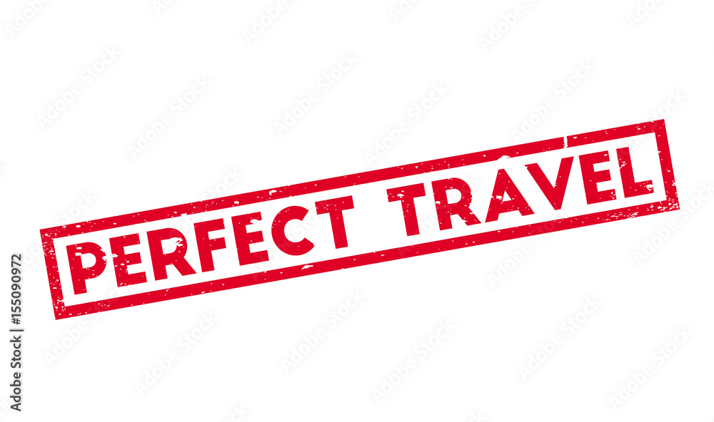Perfect Travel rubber stamp. Grunge design with dust scratches. Effects can be easily removed for a clean, crisp look. Color is easily changed. Perfect Travel rubber stamp. Grunge design with dust scratches. Effects can be easily removed for a clean, crisp look. Color is easily changed.