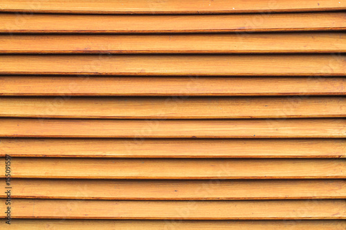 Texture of brown wood lath wall for background