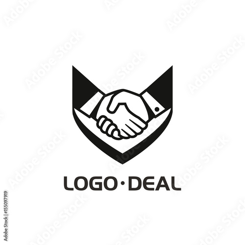 Handshake logo for business