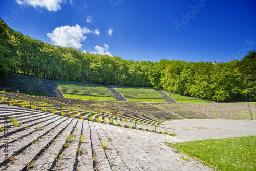 Annaberg, Upper Silesia Poland - May 14, 2017: Historical amphitheater at summer day photo