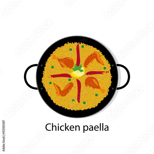 Chicken paella