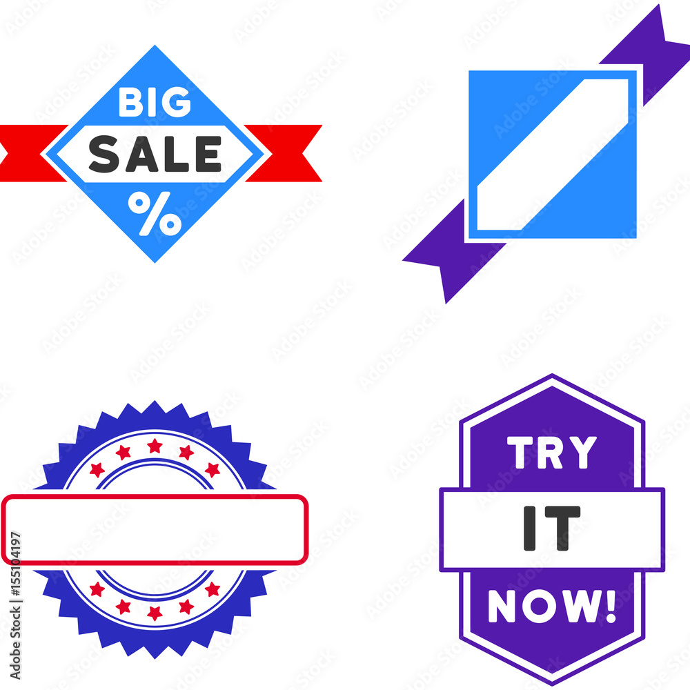 Sale Seal Stamp flat vector illustration collection. An isolated icons on a white background. Sale Seal Stamp flat vector illustration collection. An isolated icons on a white background.
