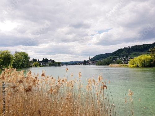 Blick von Eschenz nach Stein am Rhein