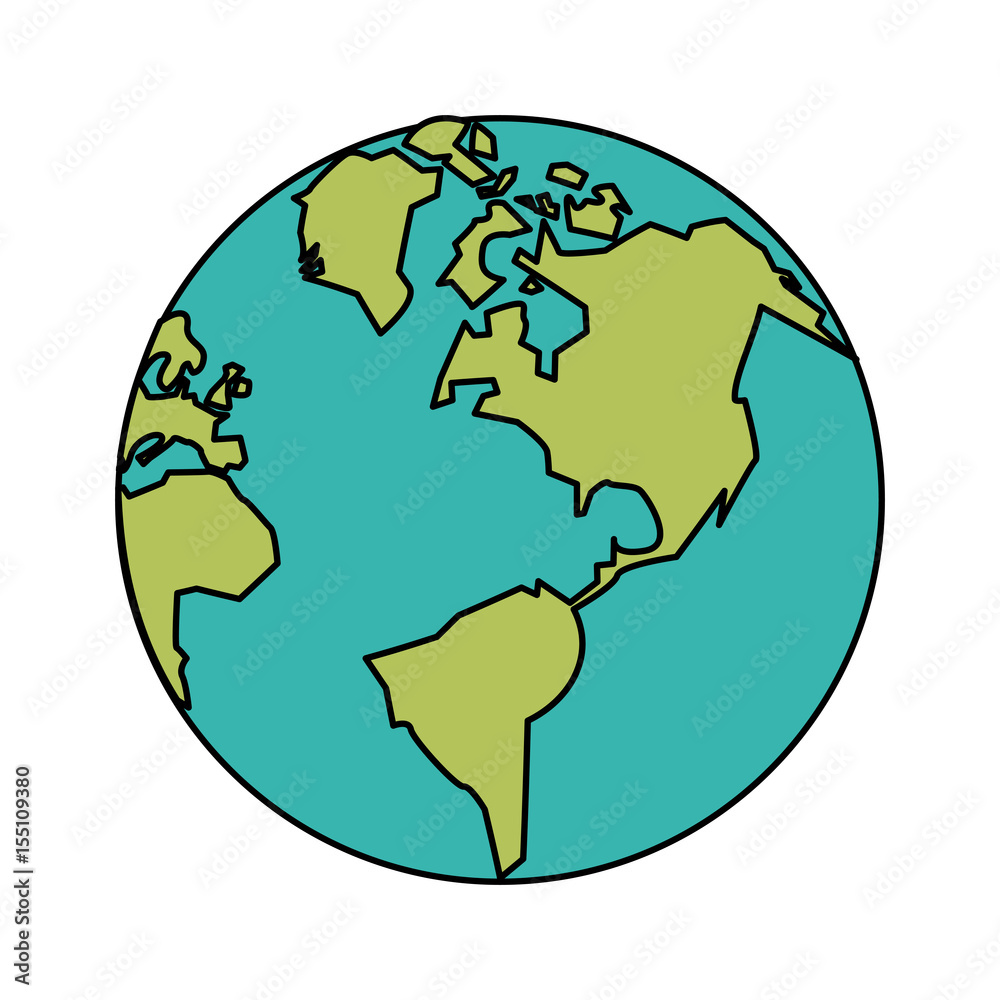 white background with planet earth vector illustration white background with planet earth vector illustration