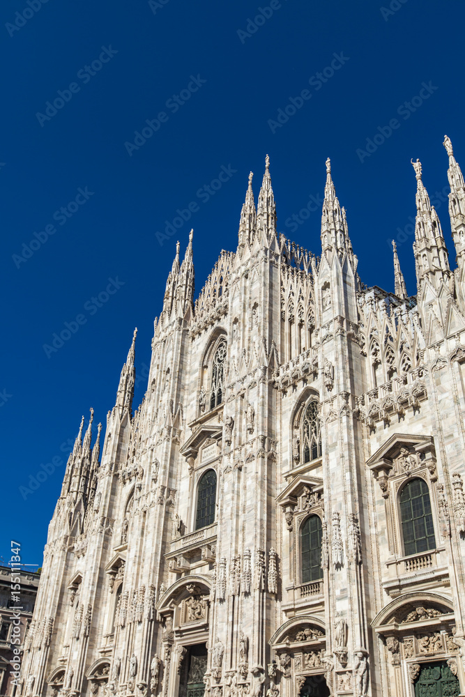 Detail of the Milan Duomo
