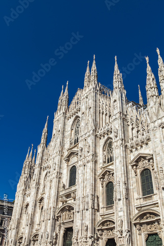 Detail of the Milan Duomo