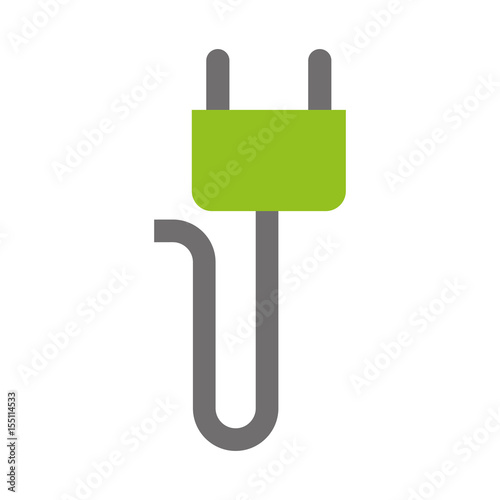 energy plug isolated icon vector illustration design