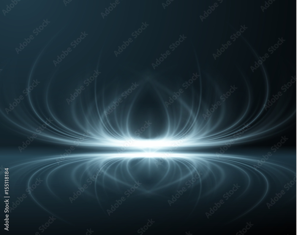 Naklejka premium Abstract beams vector background. EPS10