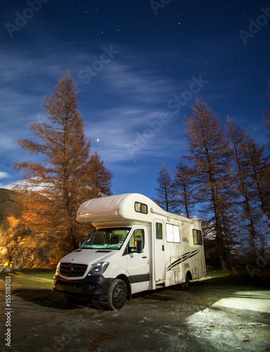 Motorhome and strars