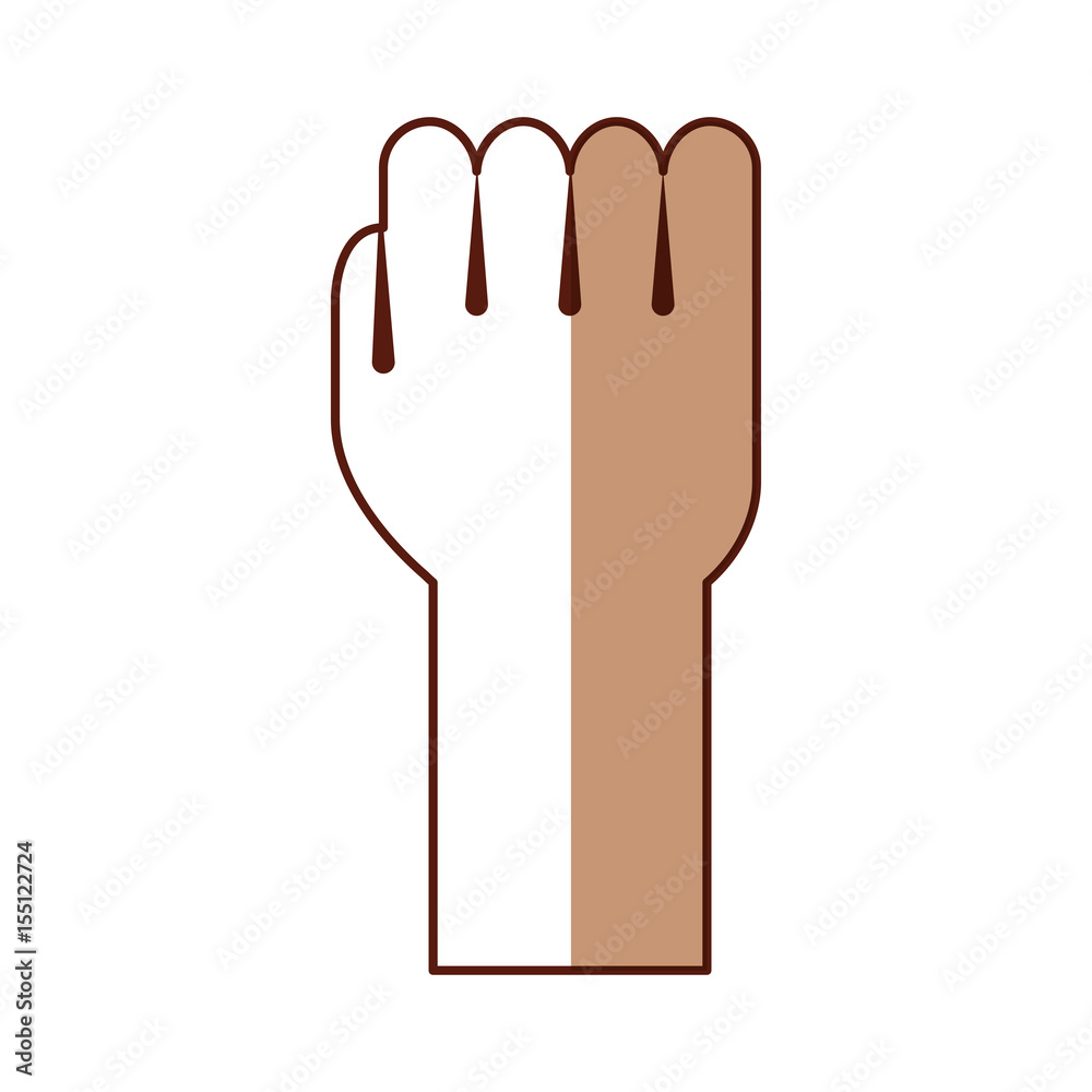 hand human fist icon vector illustration design hand human fist icon vector illustration design