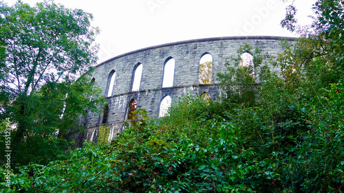 McCaig’s Tower on Battery Hill at Oban on the west coast of Scotland.