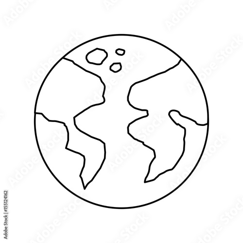 world planet earth icon vector illustration design