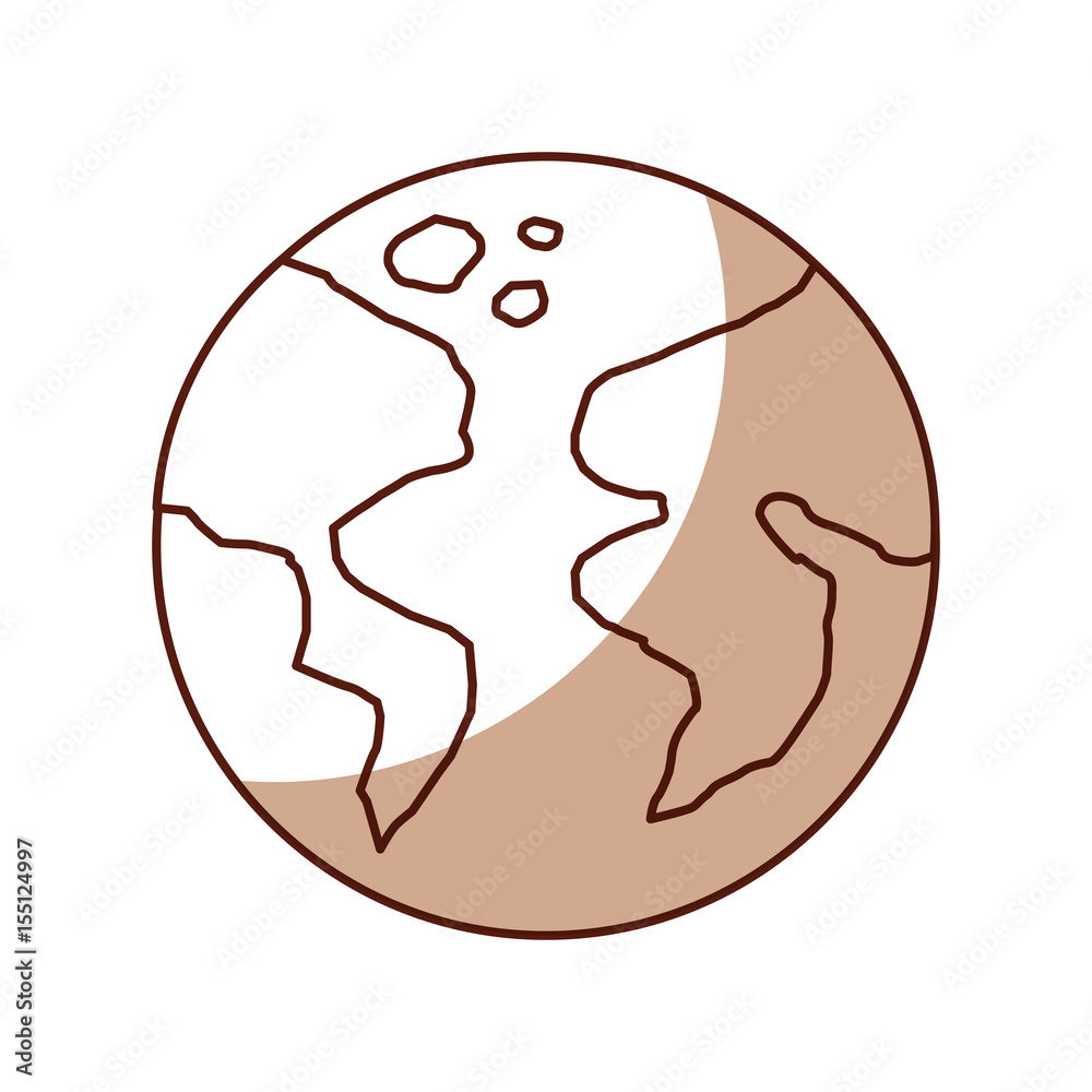 world planet earth icon vector illustration design