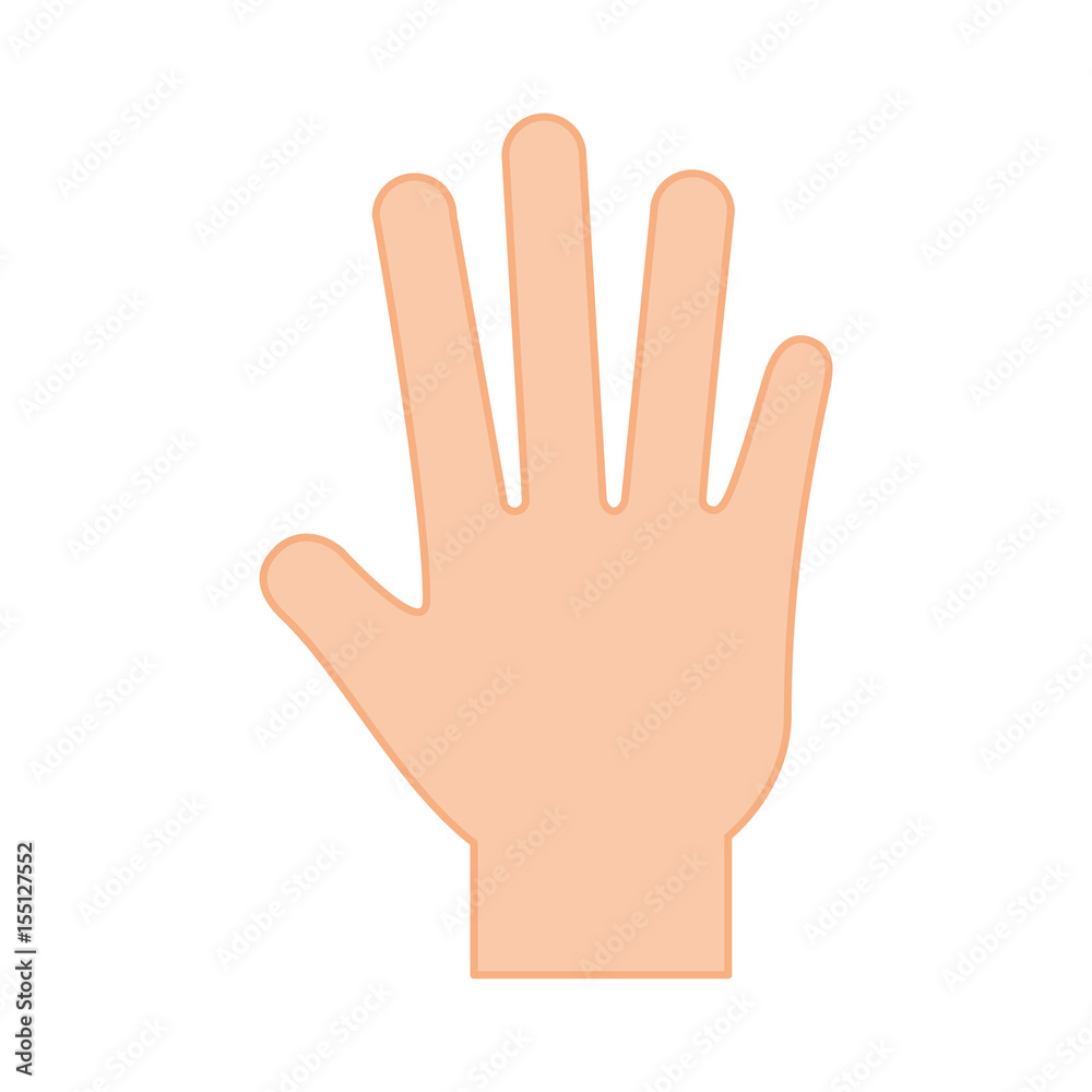 hand human open icon vector illustration design hand human open icon vector illustration design