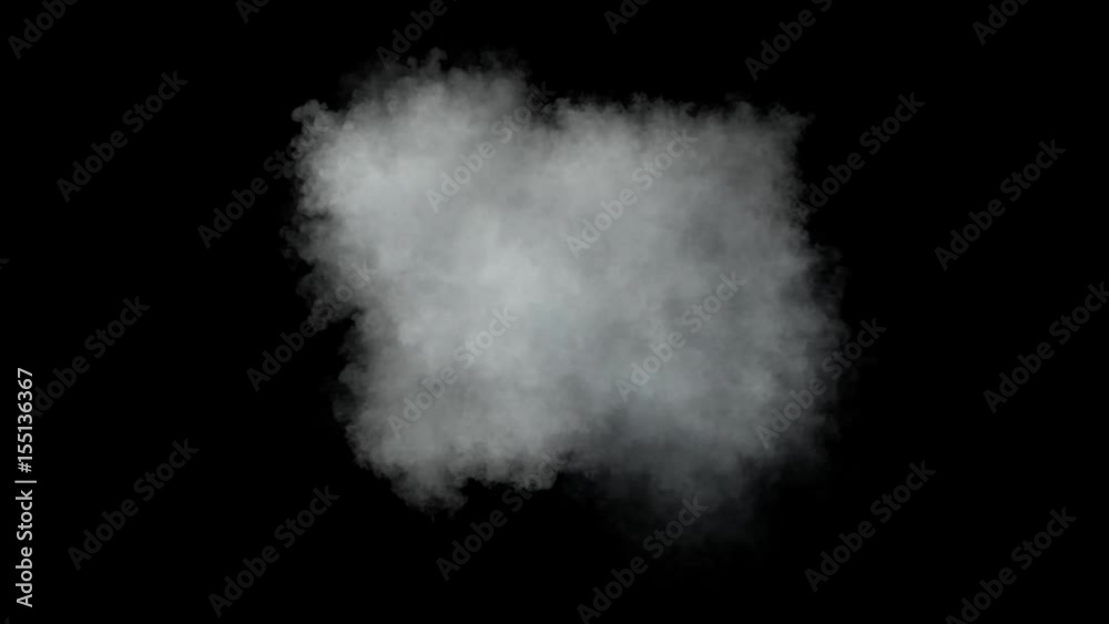 Middle size smoke puff / dust puff (with alpha channel). Separated on pure black background. Middle size smoke puff / dust puff (with alpha channel). Separated on pure black background.