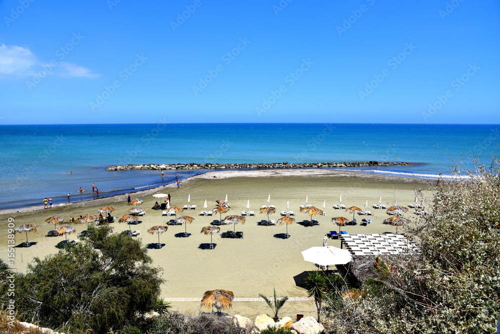 Faros beach, Larnaca, Cyrus 