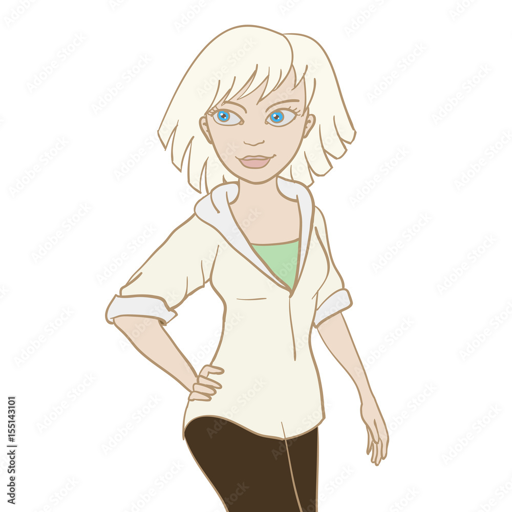 beautiful woman face vector illustration eps 10 beautiful woman face vector illustration eps 10