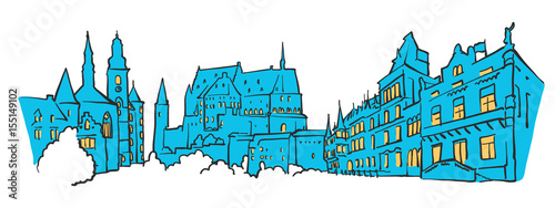 Luxembourg Colored Panorama