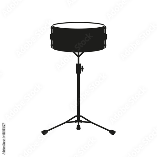 Snare Drum on white background