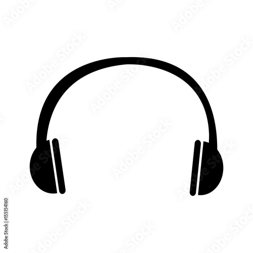 earphone sound isolated icon vector illustration design