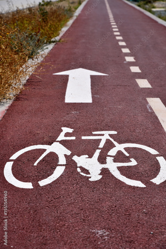 Fototapeta premium bicyce path 